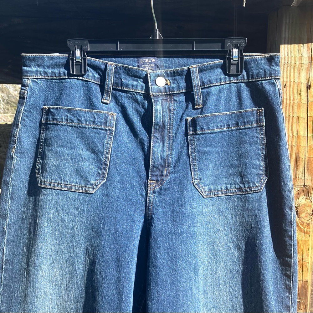 J. Crew Blue Flare & Wide Leg Jeans - Picture 3 of 15